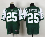 Nike New York Jets #25 Pryor Green Elite Jersey