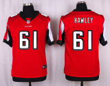Nike Atlanta Falcons #61 Hawley Red Elite Jersey