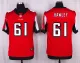 Nike Atlanta Falcons #61 Hawley Red Elite Jersey