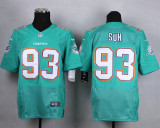 Nike Miami Dolphins #93 Suh Green Elite Jersey