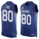 NFL New York Giants #80 Cryz Blue Limited Tank Top Jersey