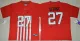 NCAA Ohio State Buckeyes #27 Eddie George Football Alternate Elite Red Jersey