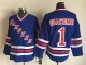 NHL New York rangers #1 Giacomin Blue Jersey