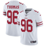 Mens San Francisco 49ers #96 Thomas White  Vapor Limited  Jersey