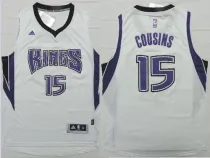 NBA Sacramento Kings #15 Cousins White New Jersey
