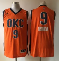 NBA Oklahoma City Thunder #9 Ibaka Orange Jersey