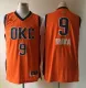 NBA Oklahoma City Thunder #9 Ibaka Orange Jersey