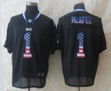 2014 New Nike Indianapolis Colts 1 McAfee USA Flag Fashion Black Elite Jerseys