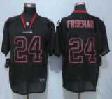 Nike Atlanta Falcons 24 Freeman Lights Out Black Elite Jersey