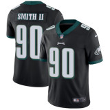 Mens Nike Philadelphia Eagles #90 Smith II Black Elite Jersey