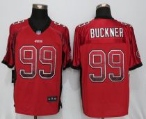 NEW Nike San Francisco 49ers 99 Buckner Drift Fashion Red Elite Jerseys