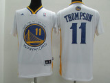 NBA Golden State Warriors #11 Thompson White Short-Sleeve Jersey