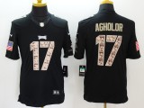 Nike Philadelphia Eagles #17 Agholor Black Salute TO Service Jersey