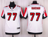Nike Atlanta Falcons #77 Hageman White Elite Jersey