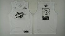 NBA Oklahoma City Thunder #13 George White 2018 All Star Jersey
