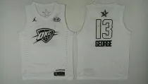 NBA Oklahoma City Thunder #13 George White 2018 All Star Jersey