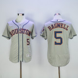 MLB Houston Astros #5 Bagwell Elite Grey Jersey