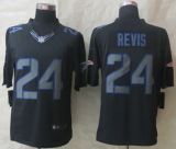 New Nike New England Patriots 24 Revis Impact Limited Black Jerseys