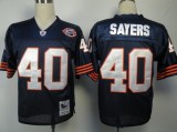 Navy blue Sayers Chicago Bears NFL Throwback #40 Jersey