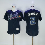 MLB Atlanta Braves #2 Swanson Blue Jersey