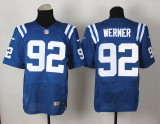 Nike Indianapolis Colts #92 Werner Blue Elite Jersey