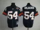 #54 Brian Urlacher Blue Reebok Chicago Bears Throwback Jersey
