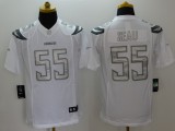 Nike San Diego Chargers #55 Seau Platinum Limited Jersey