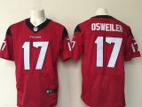 NHL Houston Texans #17 Osweiler Red Elite Jersey