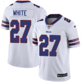 Mens Buffalo Bills #27 White White Vapor Limited Jersey