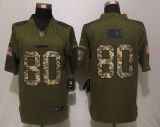 Nike San Francisco 49ers 80 Rice Green Salute To Service Limited Jersey