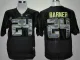 NCAA Oregon Ducks #24 Kenjon Barner  Black  Pro Combat Jersey