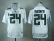 Nike Oregon Ducks Kenjon Barner 24 White Pro Combat Pac-12 College Football Jersey