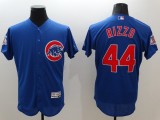 Majestic MLB Chicago Cubs #44 Rizzo Blue Elite Jerseys