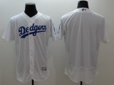 Majestic MLB Los Angeles Dodgers Blank White Elite Jersey