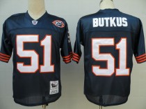 NFL Chicago Bears #51 Butkus Blue Throwback Jersey
