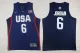 NBA USA #6 Jordan Blue Jersey