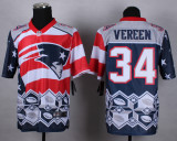 2015 New England Patriots #34 Vereen New Style Noble Fashion elite jersey