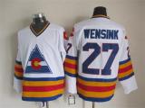 NHL Colorado Avalanche #27 Wensink White Jersey