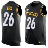 NFL Pittsburgh Steelers #26 Bell Blue Limited Tank Top Jersey