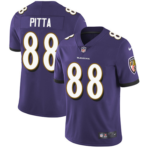 NFL Baltimore Ravens #88 Pitta Purple Vapor Limited Jersey