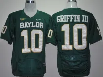 Nike Baylor Bears Robert Griffin III 10 Green Pro Combat College Football Jersey