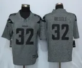 New Nike San Diego Chargers 32 Weddle Gray Mens Stitched Gridiron Gray Limited Jersey