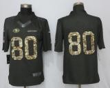 Nike San Francisco 49ers 80 Rice Anthracite Salute To Service Limited Jersey