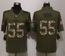 New Nike Minnesota Vikings 55 Barr Green Salute To Service Limited Jersey