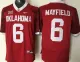 NCAA Oklahoma Sooners #6 Mayfiel Red 2016 Jersey