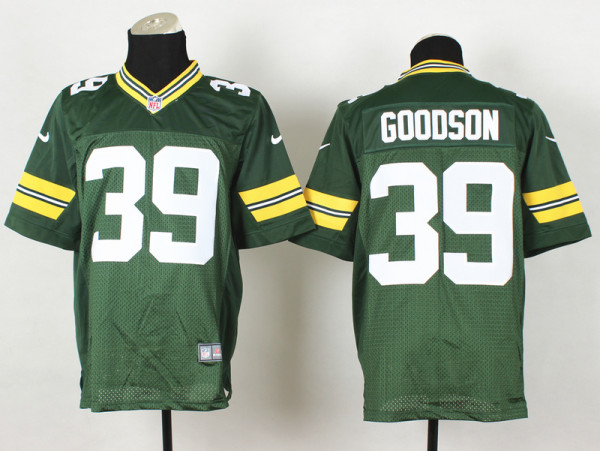 New Green Bay packers #39 Goodson Green Elite Jersey