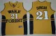 Wake Forest Demon Deacons Tim Duncan 21 College Basketball Jersey - Gold
