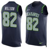 NFL Seattle Seahawks #82 Willson Blue Limited Tank Top Jersey