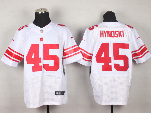 Nike New York Giants #45 Hynoski White Elite Jersey