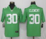 NEW Nike Philadelphia Eagles 30 Clement Wentz Green Vapor Untouchable Limited Jersey